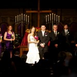 Calgary Wedding Photographer | Central United Church Ceremony Bride and groom